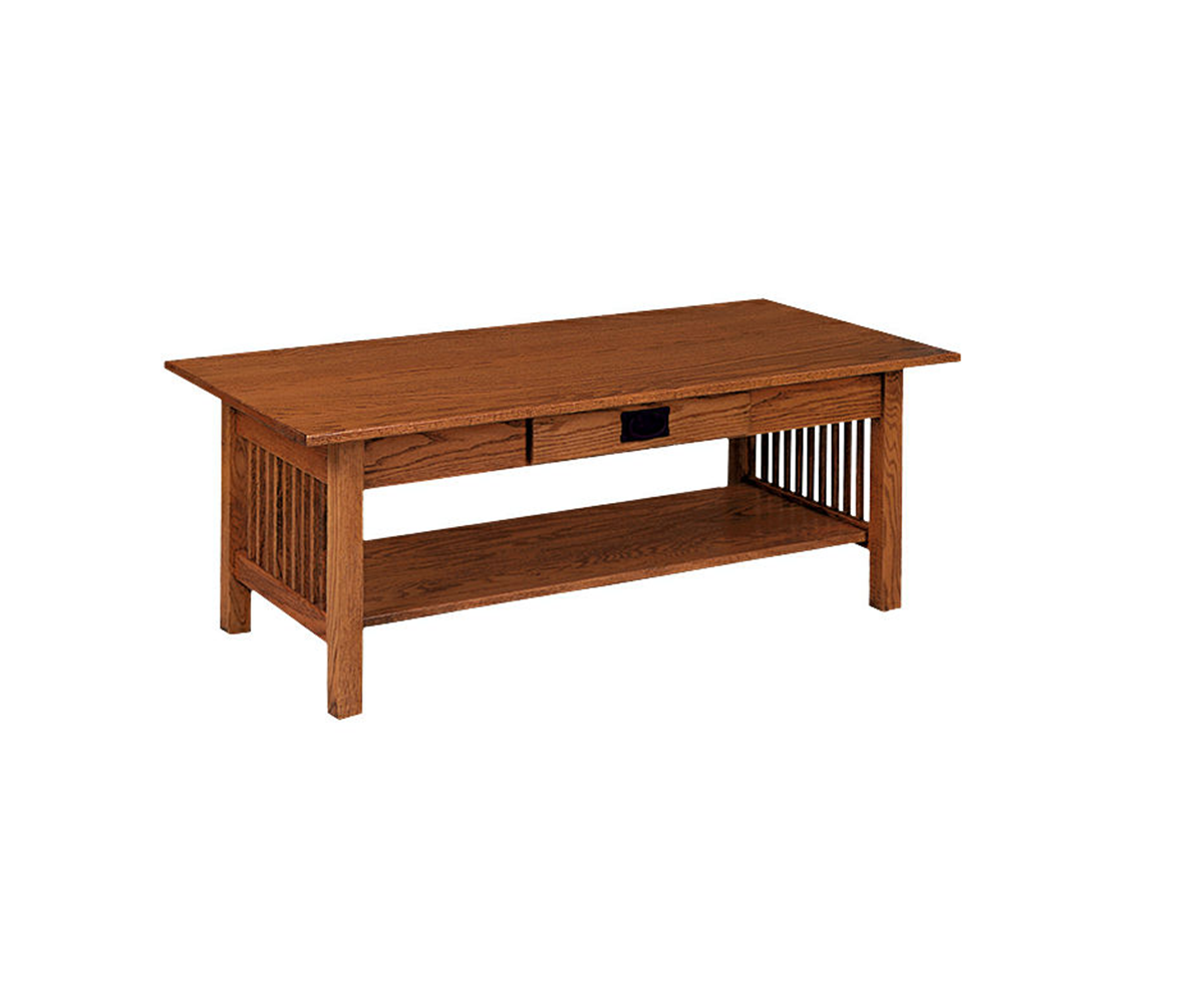 Mission Coffee Table with Drawer | Weaver Furniture Barn Nappanee, IN
