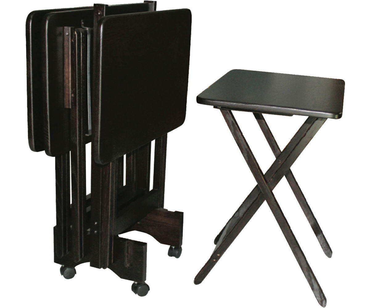 TV Trays w/ Storage Rack Weaver Furniture Barn Nappanee, IN