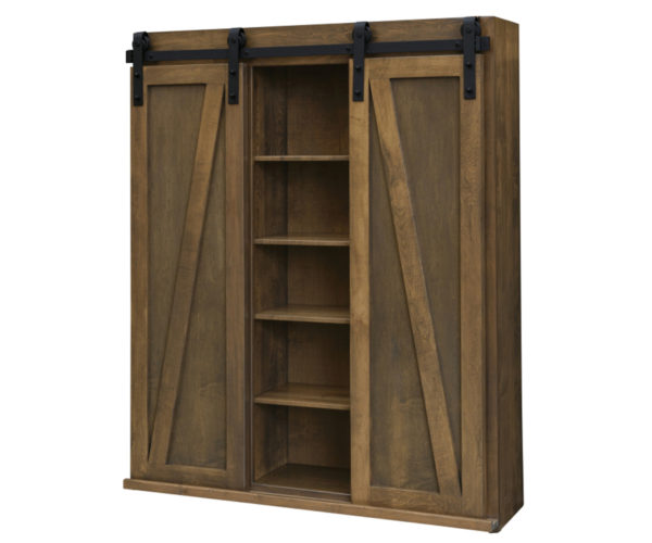 Sliding Barn Door Bookcase Weaver Furniture Barn Nappanee, IN