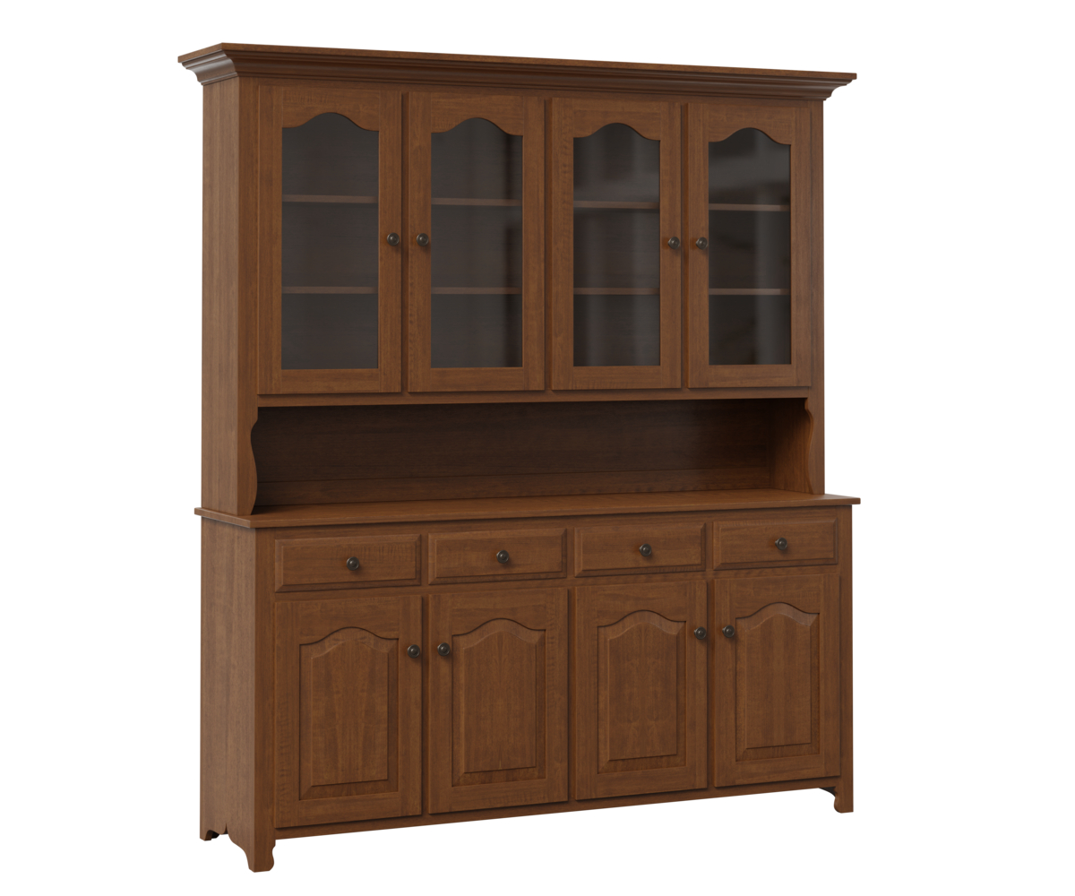 Traditional Four Door Hutch Weaver Furniture Barn Nappanee, IN