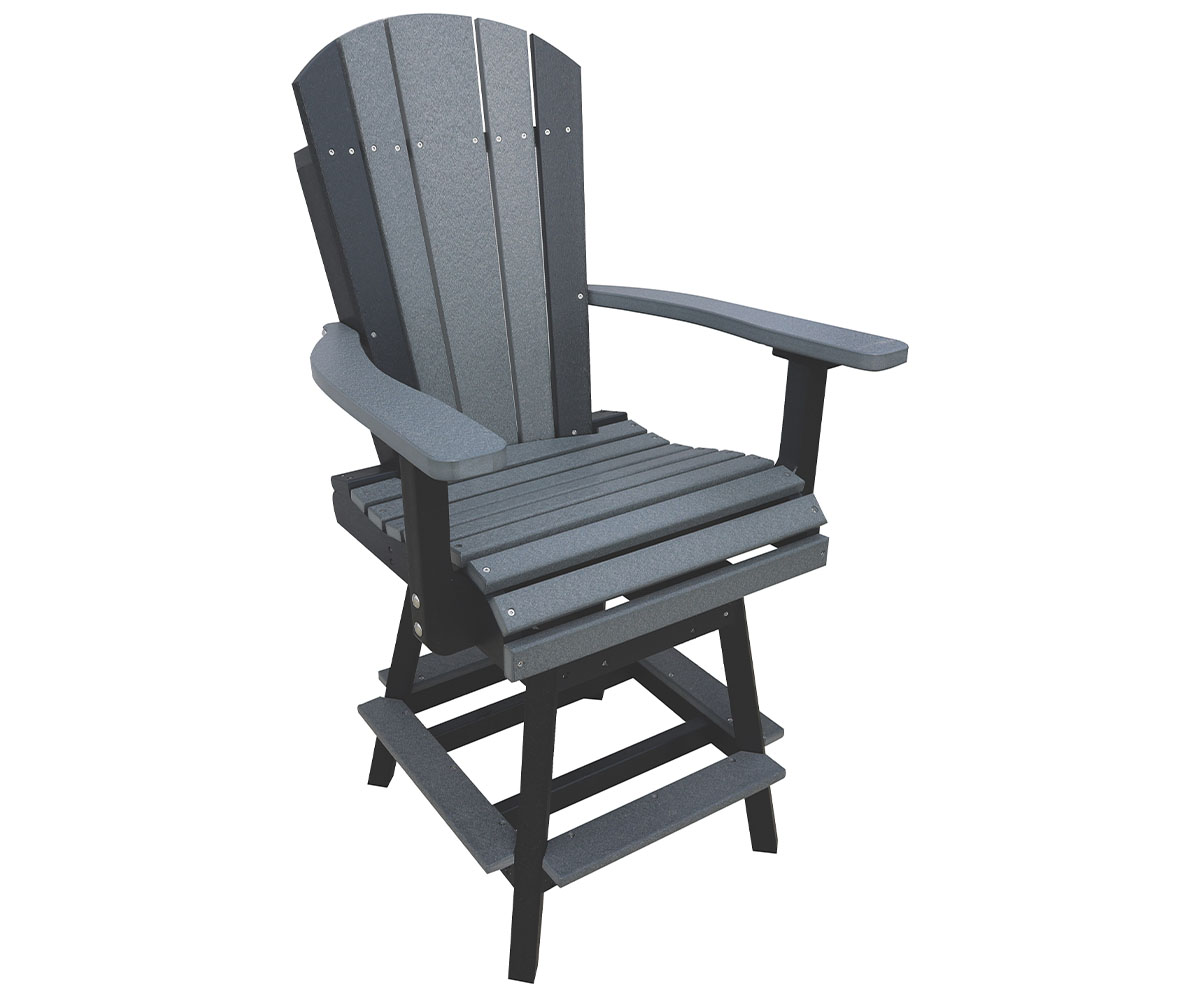 Adirondack Swivel Counter Chair Weaver Furniture Barn Nappanee, IN