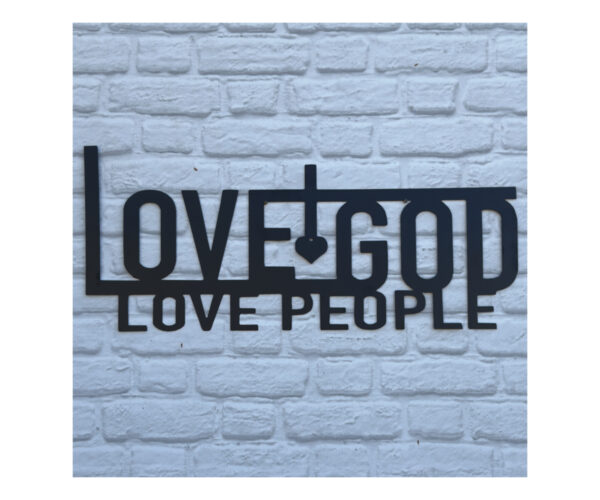 Love God Plaque