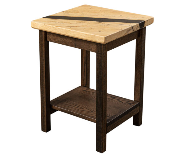 Gold Ash End Table