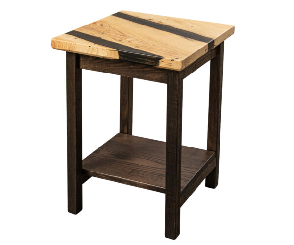 Gold Ash End Table