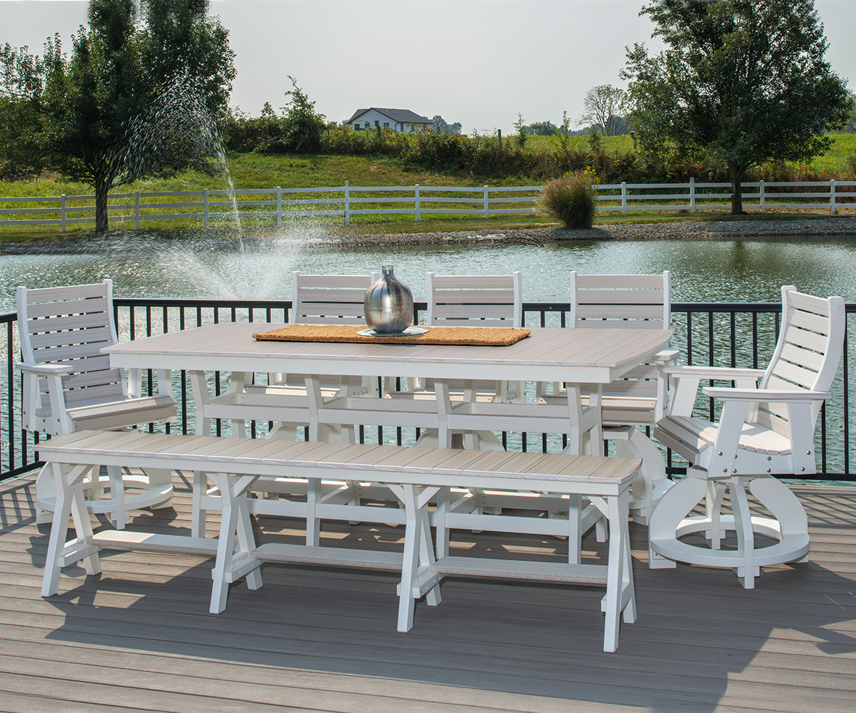 Trellis 96" Balcony Bench - Image 2