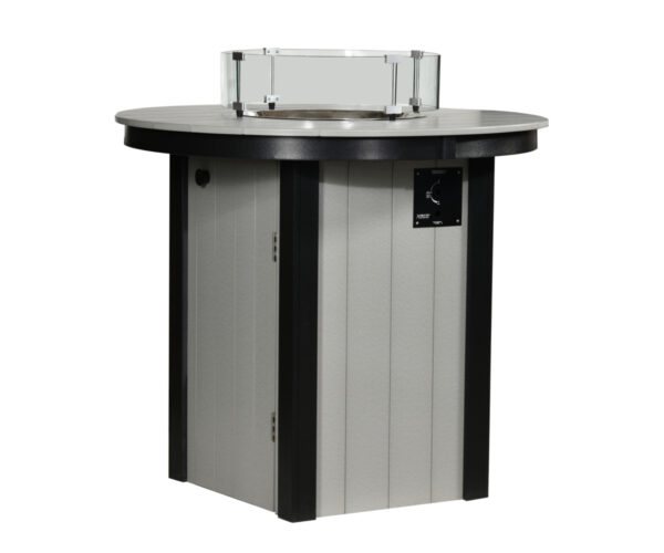 48" Round Fire Pit Balcony Height - 36"H