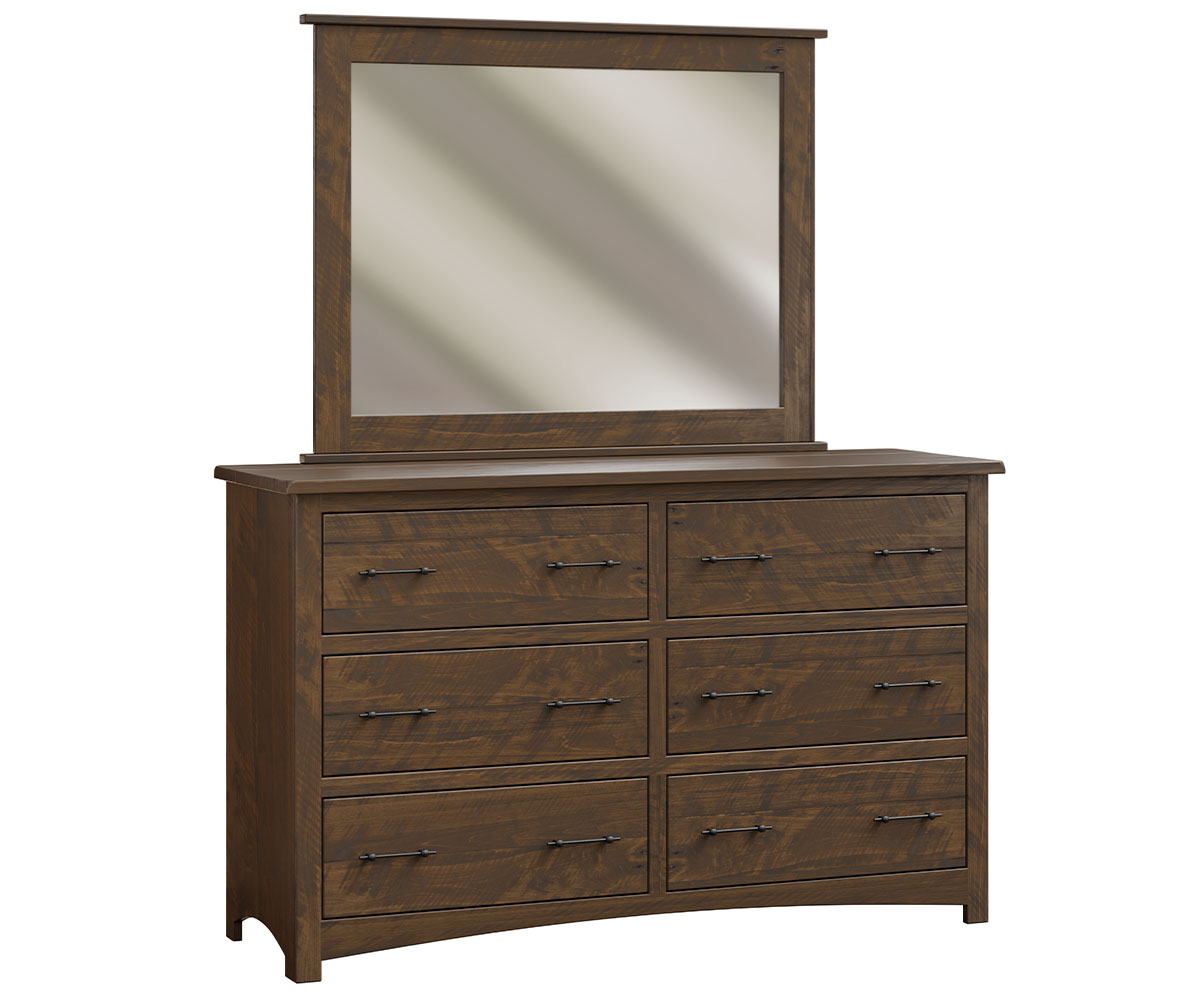 Barn Floor 6 Drawer Dresser