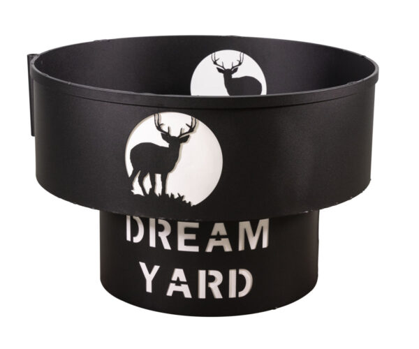 24" Fire Pit w/ Wildlife Laser