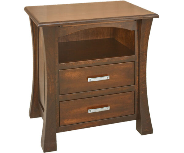 Vandalia 2 Drawer Open Nightstand