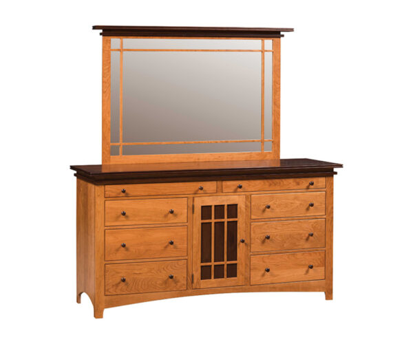 Maple Creek Triple Dresser with Tray