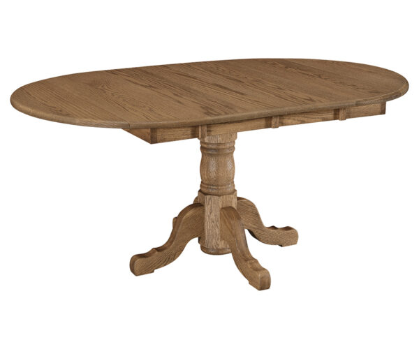 Homestead Single Pedestal Drop Leaf Table