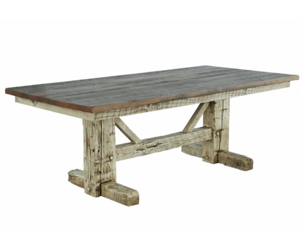 Settler's Double Pedestal Table
