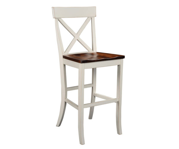 Single X Back Bar Chair