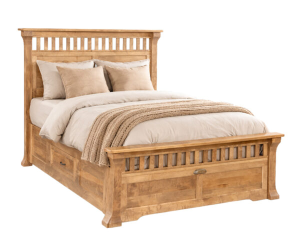 Bloomdale Bed With Pullout Footboard