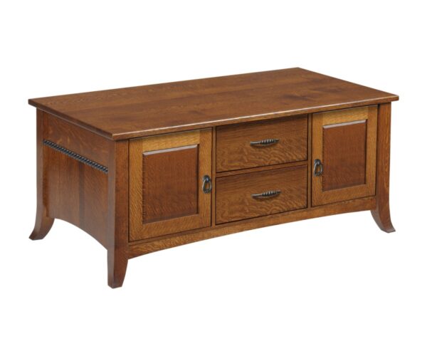 Cranberry Enclosed Coffee Table