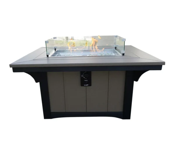 Boulder Creek Firepit With Poly Sides