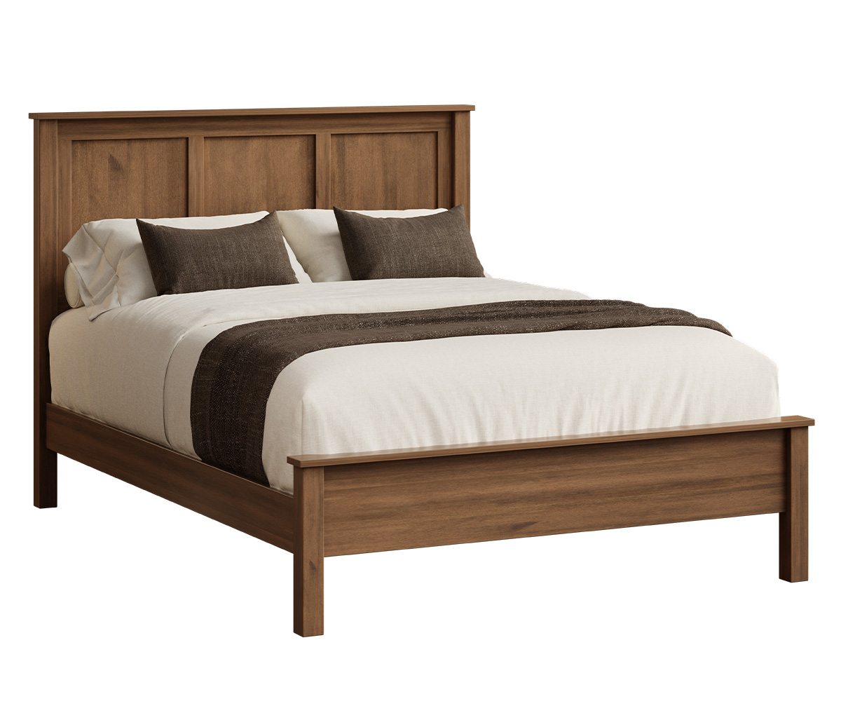 Lincoln Queen Bed with Low Footboard