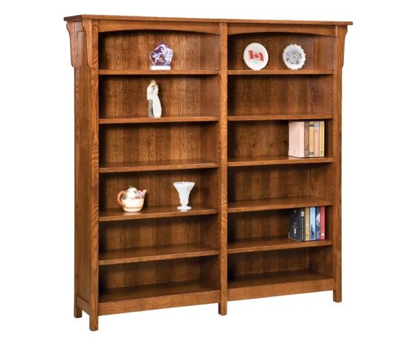 Bridger Mission Double Bookcase