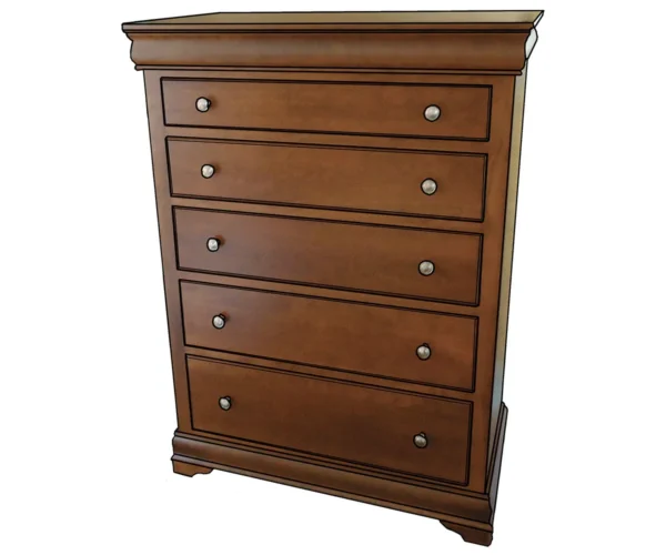 Edelweiss Large 5 Drawer Chest