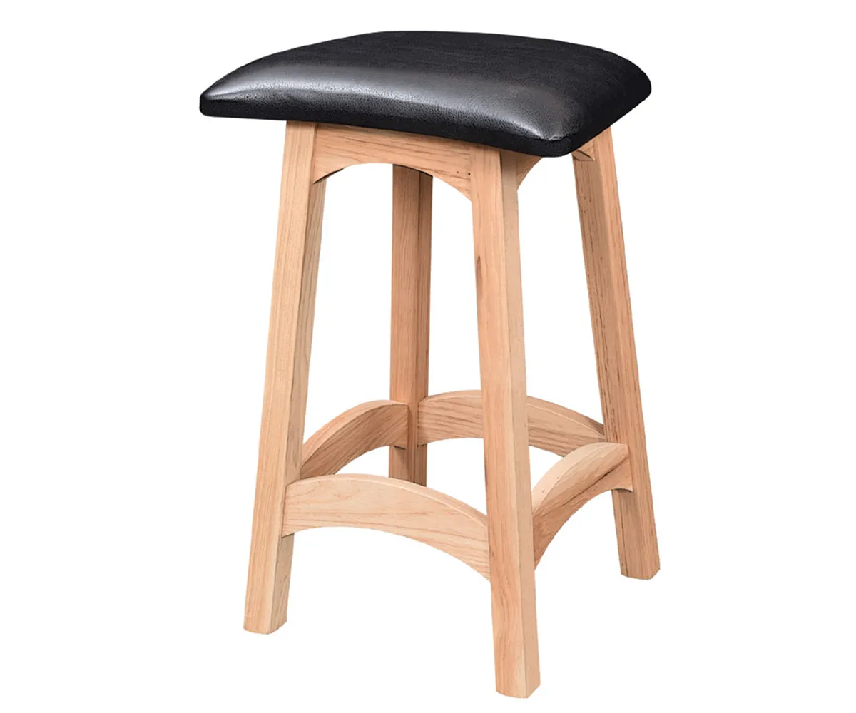 Illusions Bar Stool With Vinyl Seat
