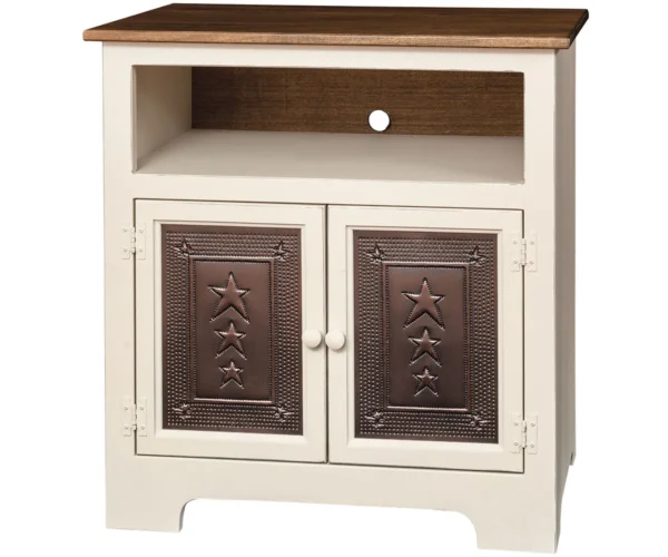 TV Cabinet With Tin Doors