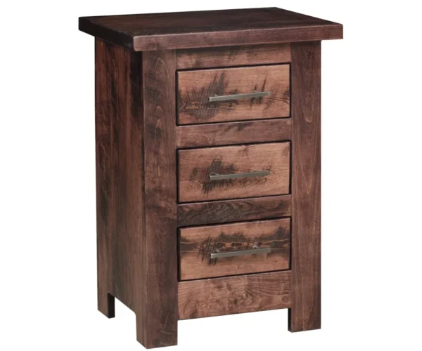 Tioga 3 Drawer Small Nightstand