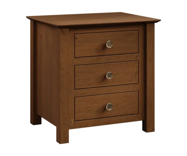 Highlander 3 Drawer Nightstand