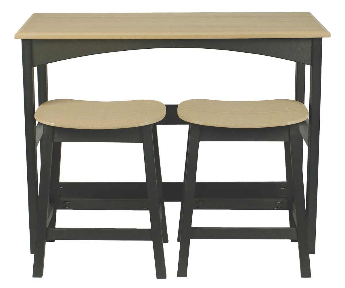 Columbia Breakfast Bar and Saddle Stools